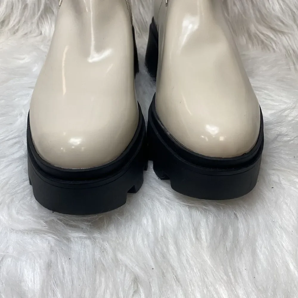 OPEN EDIT Women's Iris Lug Chelsea Platform Ankle Boots